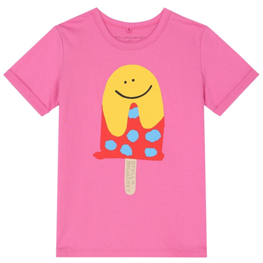 Stella McCartney Kids Pink Popsicle Tee